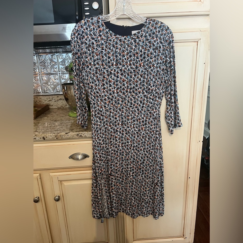 Loft dress. Size 2P. Navy.